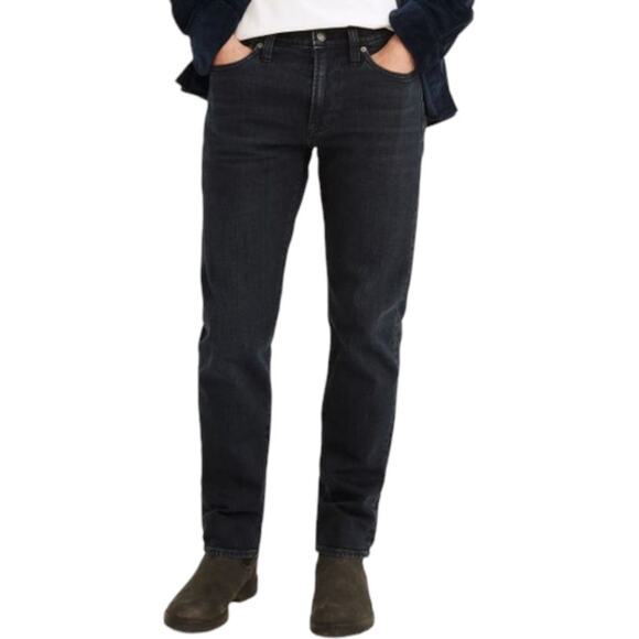 Madewell Dark Blue Wash Straight-Leg Mens Jeans, 31/32 - Picture 3 of 7